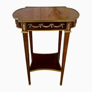 Antique Edwardian Mahogany and Ormolu Mounted Lamp Table, 1900s