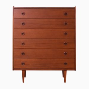 Mid-Century Danish Teak Chest of Drawers, 1960s.