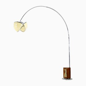 Pac-Man Arco Stehlampe Superstudio zugeschrieben für Poltronova, 1970er