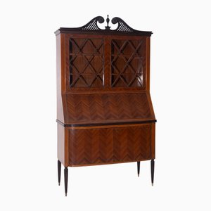 Enfilade Haute avec Secrétaire par Paolo Buffa pour La Permanente Mobili Cantù, Italie, 1950