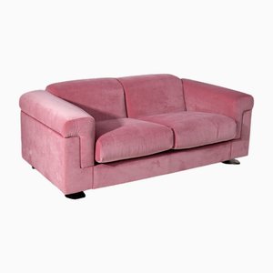 Canapé D120 en Velours Rose par Valeria Borsani et Alfredo Bonetti pour Tecno, 1960s