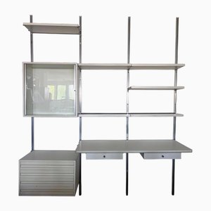 Model E22 Wall Bookcase by Osvaldo Borsai for Tecno, 1965