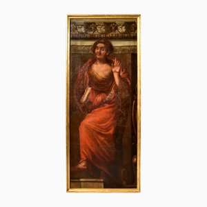 Giacomo Stella, Allegory for Truth, Portrait of Lady, 1600, Oil on Canvas, Framed