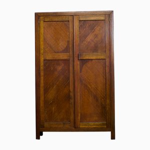 Art Deco Kleiderschrank aus Eiche, 1930er