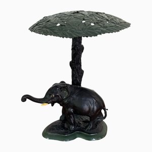 Tischlampe mit Elefant, Österreich, 1920er