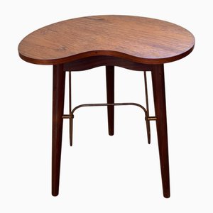 Teak Side Table with Magazine Holder from Gorm Mobler, 1950s