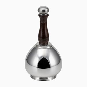 Versilberter Skittle Bell Cocktailshaker von Mappin & Webb, 1930er