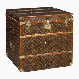 Antiker Hutkoffer aus Monogram Canvas von Louis Vuitton, Frankreich, 1920er