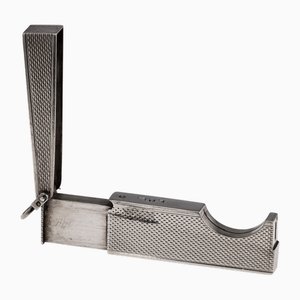Vintage English Silver Travel Cigar Cutter from Dunhill, 1953