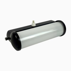 Röhrenförmige Bauhaus Wandlampe aus Bakelit, 1930er