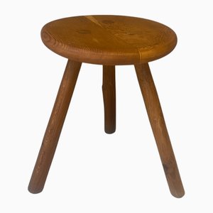 Antiker Hocker aus Buche, 1890er