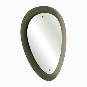 Wall Mirror in Chiselled Crystal, 1970