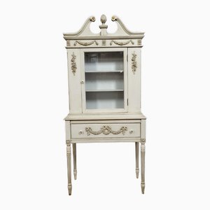 Venetian Louis XVI Display Case in Lacquered Wood, 1950