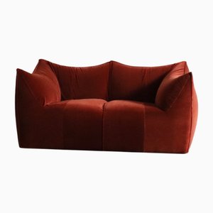 Divano Le Bambole in velluto di Mario Bellini per B&B Italia, anni '70