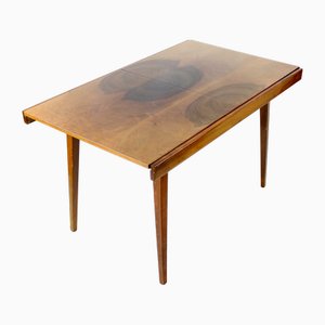 Extendable Dining Table in Walnut by Tatra, Czechoslovakia, 1960s