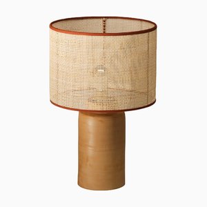 Lámpara de mesa Sonora mediana de ratán de Nassi