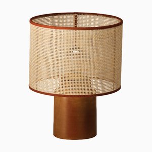 Lámpara de mesa I Sonora pequeña de ratán de Nassi