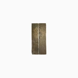 Maniglie per porte a L pressofuse in bronzo di Vogel Studio, set di 2