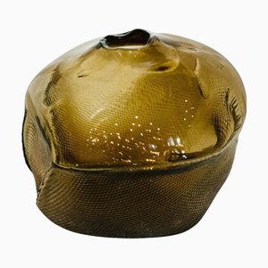 1/2 LTR Forms Dekorationsobjekt aus mundgeblasenem Gold von Vogel Studio