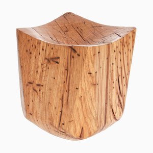 V21124 Vessel in Natural Oak Wood by Jörg Pietschmann