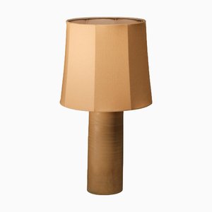 Große Sonora Tischlampe aus Leinen in Sand von Nassi