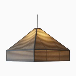 Petite Lampe à Suspension Piramide Plissée par Nassi