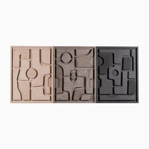 One of a Kind Rectagular Brownish Tone Decorative Oject by Manufacture XXI