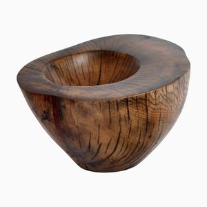 Vase V1285 en Chêne Noirci par Jörg Pietschmann