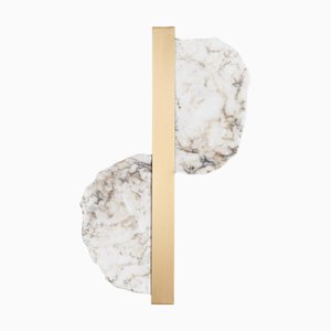 Applique Eclipse in ottone e alabastro di Matlight Milano