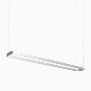 Lampada a sospensione Eden Rectangle 200 in alluminio argentato di JSPR