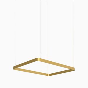 Eden Rectangle 100 Gold Hängelampe aus Aluminium von JSPR