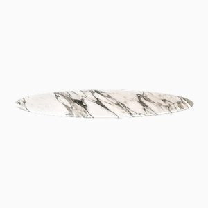 Cosmo 190 Arabescato Vagli Marble Decorative Centerpiece by Casa Casati