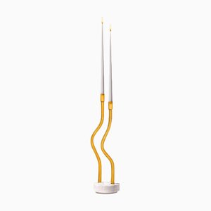 Duo Wavy Murano Glas & Marmor Kerzenhalter von Aina Kari