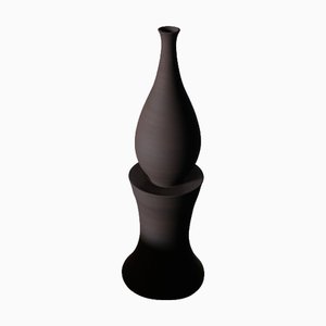 Unfolding Darkness Decorative Stoneware Everyday Sculpture I by Giulia Cosenza