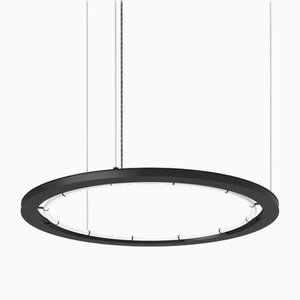 Lampada a sospensione Tokyo piccola in alluminio nero di JSPR