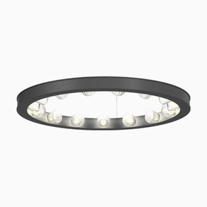Aurora Mini 50 Circular Anodized Black Pendant Lamp by JSPR