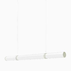 Lámpara colgante Pillar 100 lineal de aluminio en verde de JSPR