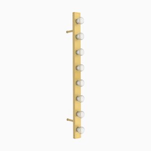 Wall Line 100 Anodized Gold Aluminum Wall Lamp by JSPR