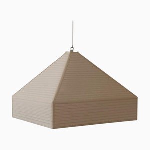 Lampada grande Piramide plissettata di Nassi