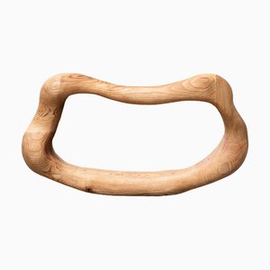 Game of Mouth Wandspiegel aus Hartholz von Marco Calhau