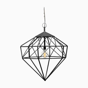 Diamond XSmall Hängelampe aus mattschwarzem Stahl von JSPR