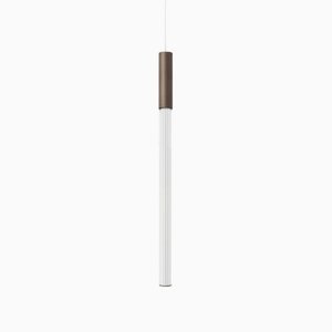 Pillar 125 Vertikale Bronze Hängelampe aus Aluminium von JSPR