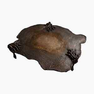 Pan Bronze Low Decorative Coffee Table by Emilie Lemardeley