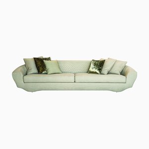 Grande 320 Fünf-Sitzer Sofa aus dunkler Bronze mit Diablo Polsterbezug von Casa Casati