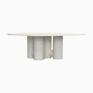 Moulded Mineral Natural White Table by Manufacture XXI