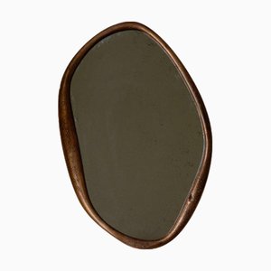 Perfumer XWall Mirror with Hand-Molded Bronze Frame by Vogel Studio
