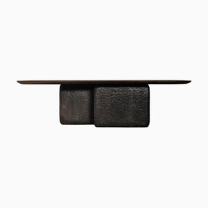 Mesa de comedor Darling europea de roble quemado de Dennis Kaiser