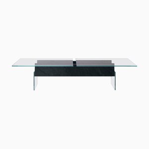 Delta T Coffee Table Rainbow Avocado Granit by Frédéric Saulou