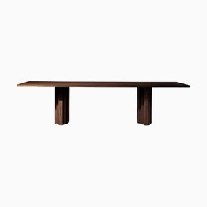 Brut Slim 240 American Walnut Rectangular Dining Table by Mokko Amsterdam