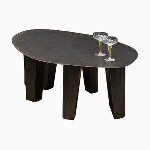 Paris Powder-Coated Steel High Small Coffee Table by Vogel Studio
